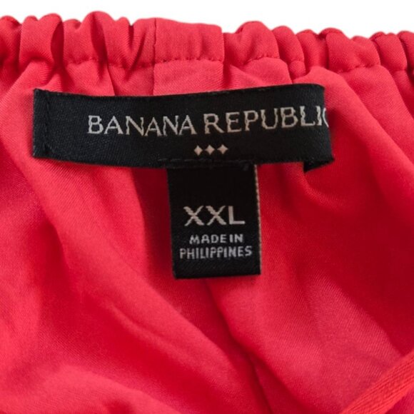 Banana Republic Ruffled Hem Peach Spaghetti Strap Maxi Dress XXL - Picture 6 of 7